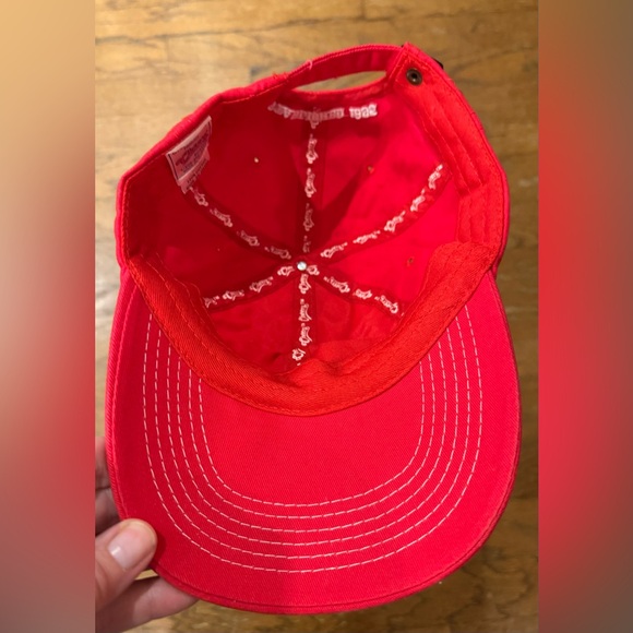 Cheers Boston Official Licensed Strapback Hat Cap Red - Picture 5 of 6